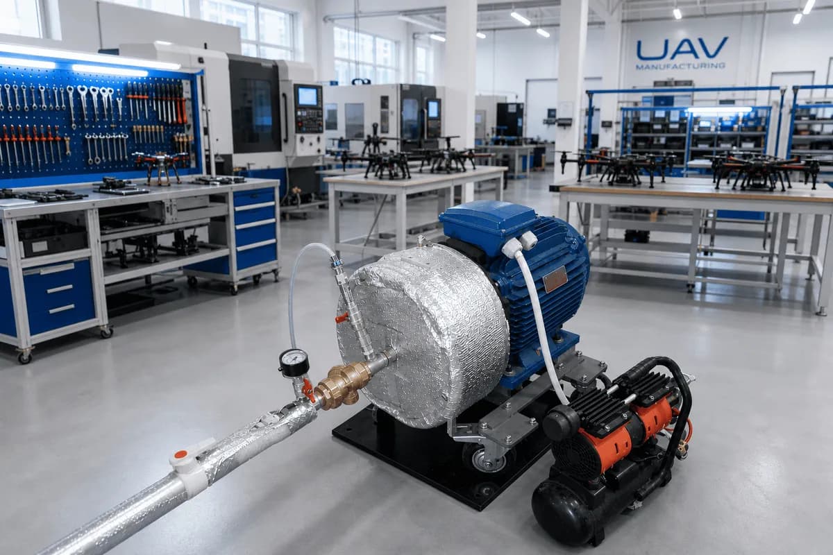 Промисловий електродвигун і теплове обладнання